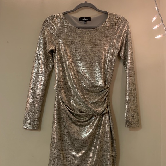 Lulus Gold Dress - Picture 5 of 7